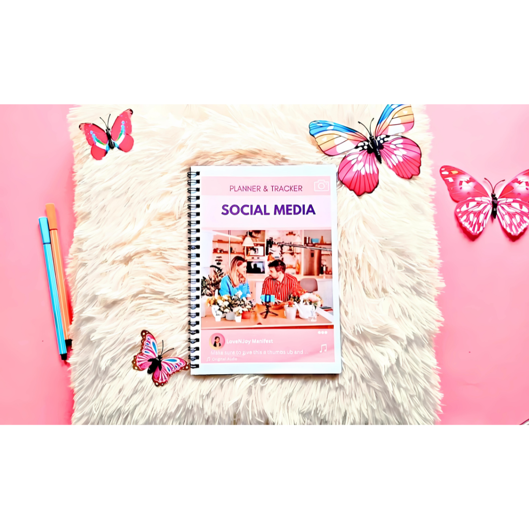 Social Media Planner (A5) Coloured - LoveNJoy Manifest