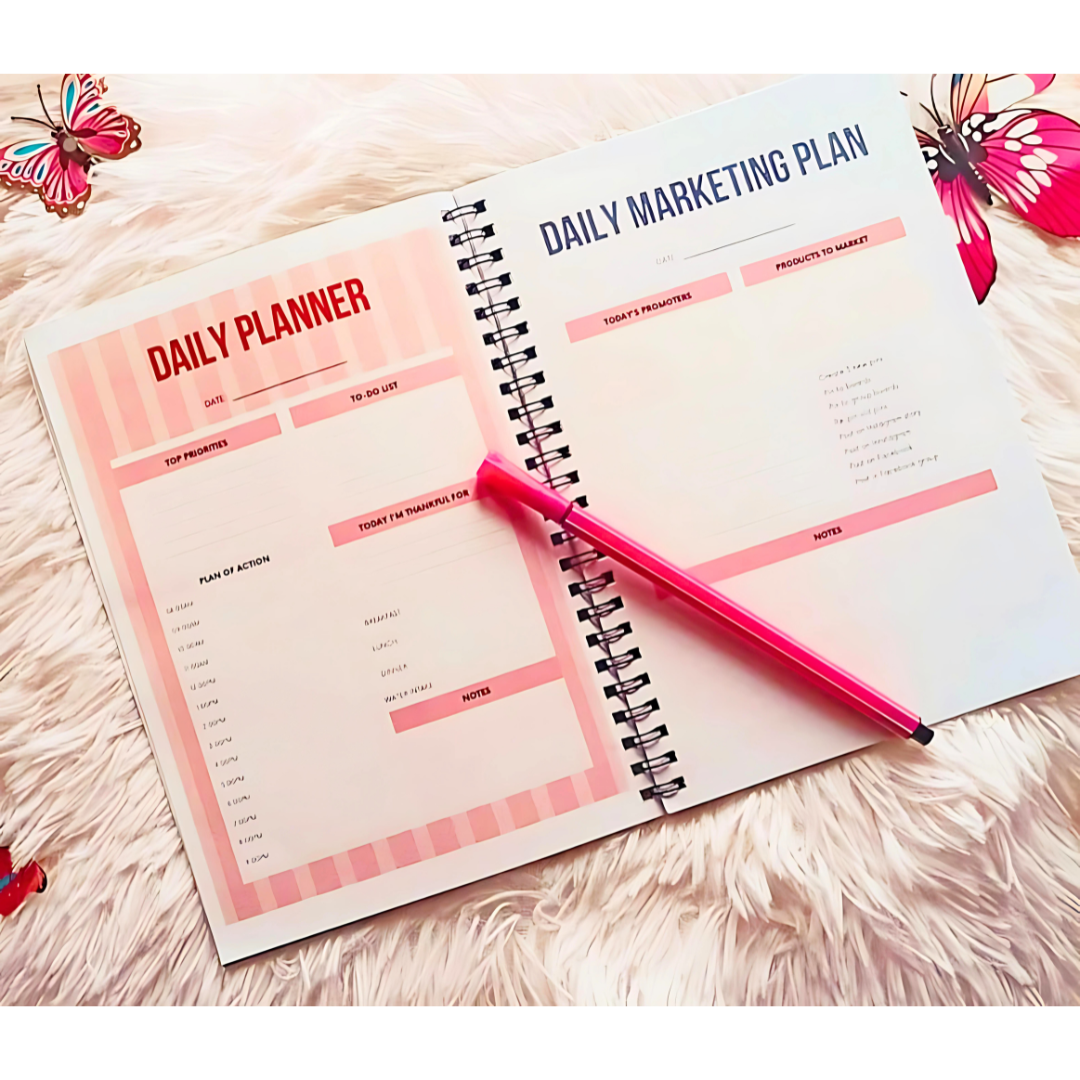 Social Media Planner (A5) Coloured - LoveNJoy Manifest