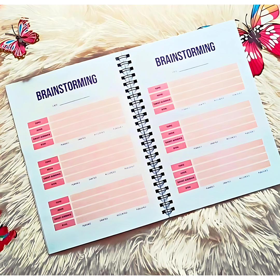 Social Media Planner (A5) Coloured - LoveNJoy Manifest