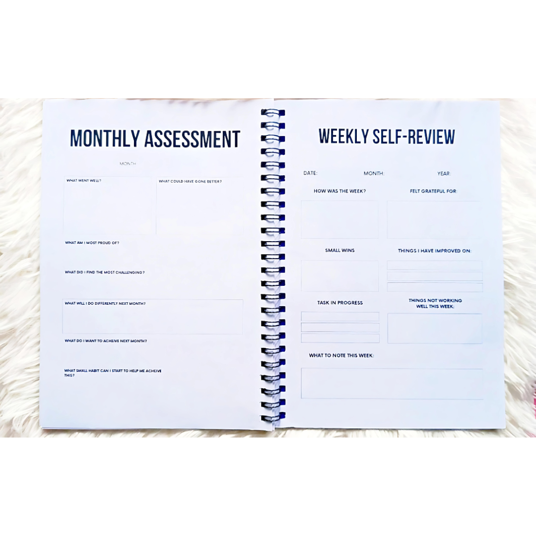 Social Media Planner (A5) BnW - LoveNJoy Manifest