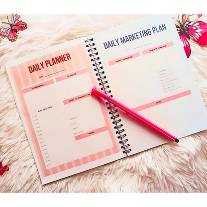 Social Media Planner (A5) Coloured - LoveNJoy Manifest