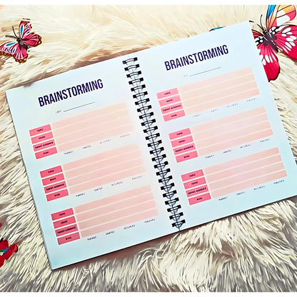 Social Media Planner (A5) Coloured - LoveNJoy Manifest